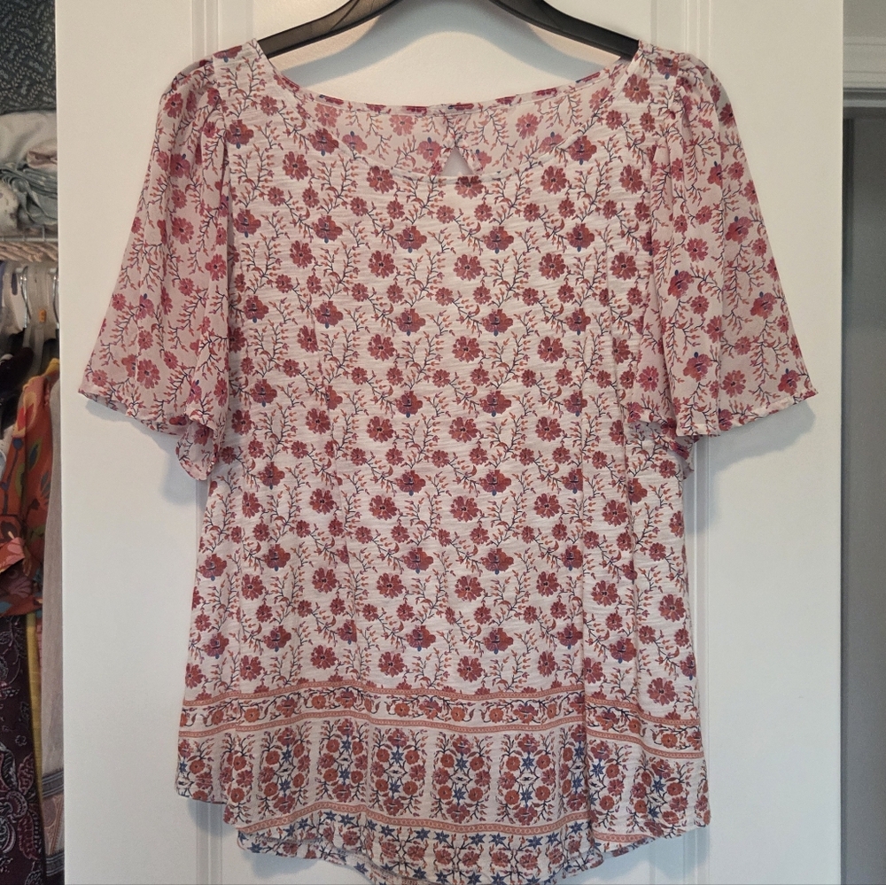 Floral Print Women's Top